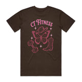 Butterfly effect comp tee - dark chocolate