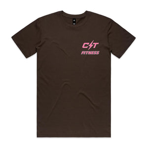 Butterfly effect comp tee - dark chocolate